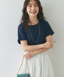 ヘビロテアイテム】ビスチェ風シフォンドットカットソー（Tシャツ
