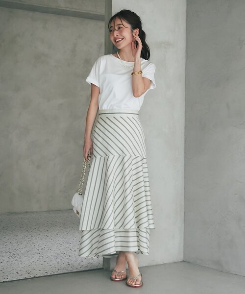La boutique BonBon(ラブティックボンボン)の「ターンバックカットソー(Tシャツ/カットソー・レディース・ネイビー/オフホワイト/ピンク/ブラック/モカ・FREE)」の19枚目の写真