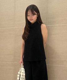 FRAY I.D | ハイネックカットソートップス/ウォッシャブル(Tシャツ/カットソー)
