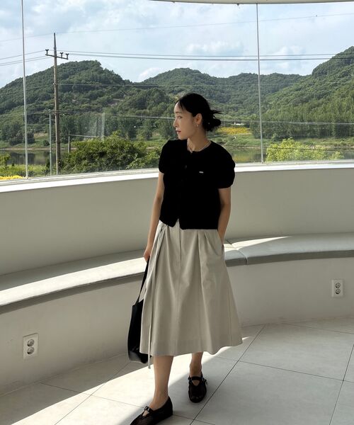 DEHEVE（デヘヴェ）の「Boucle Short Sleeve Cardigan [Black]（カーディガン/ボレロ・レディース・ブラック・OS）」の17枚目の写真