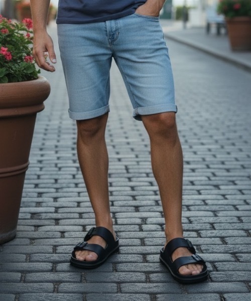 Doubleu(ダブリュー)の「doubleu / SLIDE BUCKLE / BLACK(サンダル・メンズ・ブラック・40/41/42/43)」の9枚目の写真