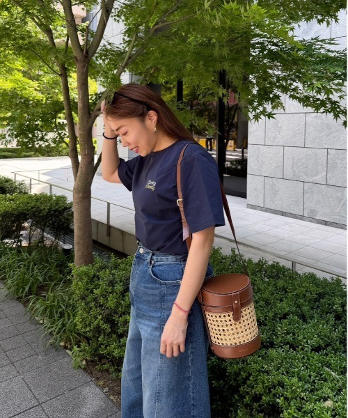 Chesty(チェスティー)の「【ZOZO先行】刺繍Tシャツ(logo)(Tシャツ/カットソー・レディース・ホワイト×ピンク/ネイビー×ホワイト/ホワイト×ブルー・FREE)」の19枚目の写真