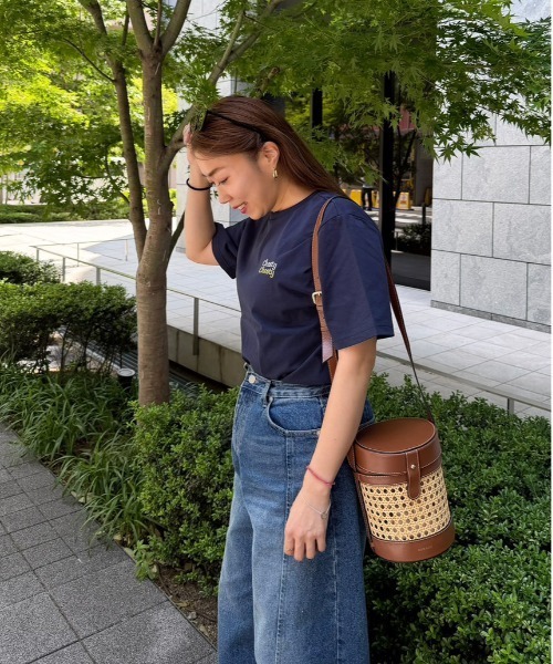 Chesty(チェスティー)の「【ZOZO先行】刺繍Tシャツ(logo)(Tシャツ/カットソー・レディース・ホワイト×ピンク/ネイビー×ホワイト/ホワイト×ブルー・FREE)」の21枚目の写真