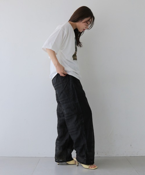 cheriella（シェリエラ）の「【cheriella】アソートニュアンスプリントTシャツ  ASSORT NUANCE PRINT T-SHIRT（Tシャツ/カットソー・レディース・ホワイト/ホワイト系その他・FREE）」の8枚目の写真