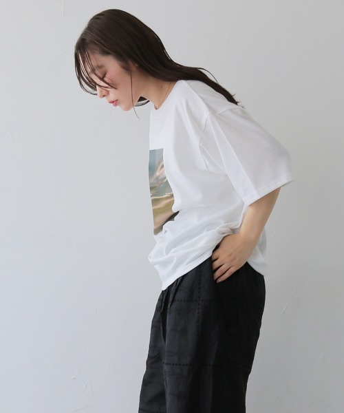cheriella（シェリエラ）の「【cheriella】アソートニュアンスプリントTシャツ  ASSORT NUANCE PRINT T-SHIRT（Tシャツ/カットソー・レディース・ホワイト/ホワイト系その他・FREE）」の11枚目の写真