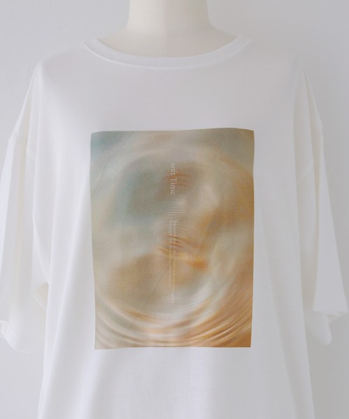 cheriella（シェリエラ）の「【cheriella】アソートニュアンスプリントTシャツ  ASSORT NUANCE PRINT T-SHIRT（Tシャツ/カットソー・レディース・ホワイト/ホワイト系その他・FREE）」の16枚目の写真