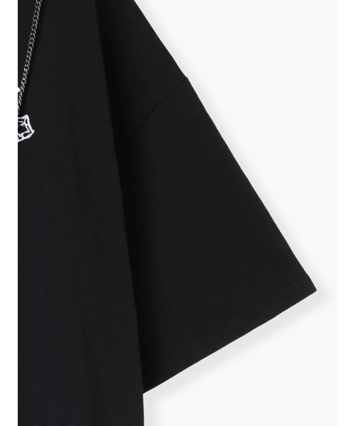 NOEMIE（ノエミー）の「病みくまチェーンユニセックスＴシャツ（Tシャツ/カットソー・レディース・ブルー/パープル/レッド/オフホワイト・M）」の21枚目の写真
