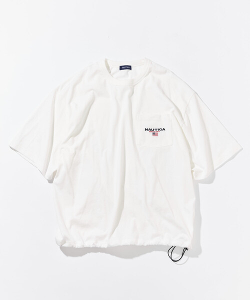 NAUTICA легкая рубашка‑фланель с логотипом Hemicord — пакетная футболка