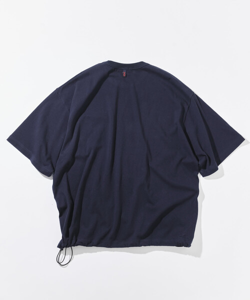 NAUTICA(ノーティカ)の「NAUTICA/ノーティカ リラックスフィット フラッグロゴ ヘムコード ポケットTシャツ(Tシャツ/カットソー・メンズ・ライトグレー/ブラック/ホワイト/ネイビー・X-LARGE/LARGE/SMALL/MEDIUM)」の10枚目の写真