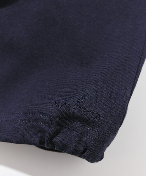 NAUTICA(ノーティカ)の「NAUTICA/ノーティカ リラックスフィット フラッグロゴ ヘムコード ポケットTシャツ(Tシャツ/カットソー・メンズ・ライトグレー/ブラック/ホワイト/ネイビー・X-LARGE/LARGE/SMALL/MEDIUM)」の12枚目の写真