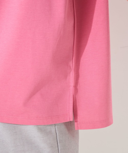 GALLORIA(ギャローリア)の「【接触冷感】ネックレス付Vネックプルオーバー(Tシャツ/カットソー・レディース・ホワイト/ブラック/ピンク・L/LL/M/S)」の7枚目の写真