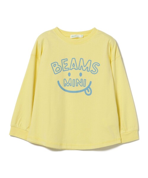 BEAMS mini(ビームスミニ)の「スマイル ビッグ ロングスリーブ Tシャツ 2026FW(90~140cm)通園 通学 カジュアル プチプラ キッズ(Tシャツ/カットソー・キッズ・ピンク/イエロー/ネイビー/ホワイト系その他5・100/90/140/130/120/110)」の20枚目の写真