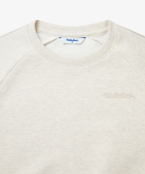 HOLUBAR（ホルバー）の「Basic Logo Sweatshirt W Oatmeal（スウェット・レディース・その他・SMALL/MEDIUM/LARGE）」の3枚目の写真
