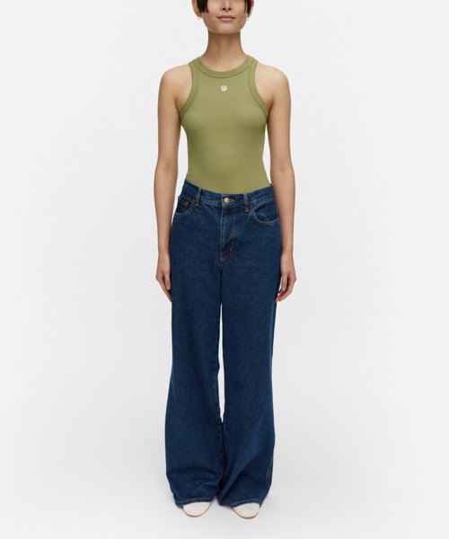 marimekko(マリメッコ)の「【一部店舗・オンラインストア限定】【kioski】 Kupla Unikko / Placement tank top(タンクトップ・レディース・ベビーピンク/グリーン・MEDIUM/SMALL)」の2枚目の写真