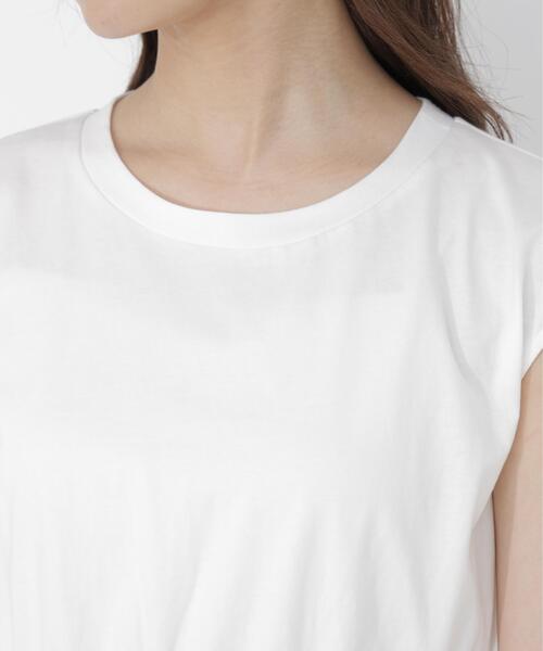 PROPORTION BODY DRESSING(プロポーションボディドレッシング)の「<E>ハンカチーフカットトップス / 1216267703(Tシャツ/カットソー・レディース・ブラック/ホワイト・FREE)」の5枚目の写真