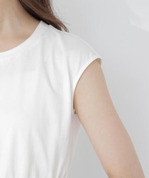 PROPORTION BODY DRESSING(プロポーションボディドレッシング)の「<E>ハンカチーフカットトップス / 1216267703(Tシャツ/カットソー・レディース・ブラック/ホワイト・FREE)」の6枚目の写真