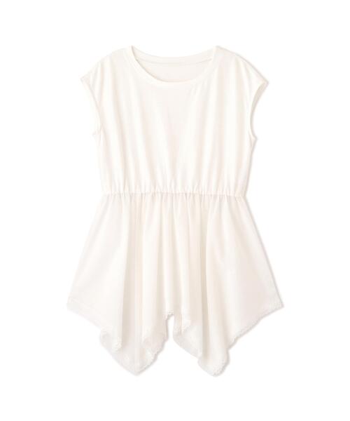 PROPORTION BODY DRESSING(プロポーションボディドレッシング)の「<E>ハンカチーフカットトップス / 1216267703(Tシャツ/カットソー・レディース・ブラック/ホワイト・FREE)」の9枚目の写真