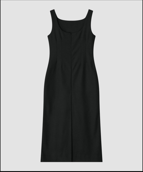 THE LILLE（ザ リル）の「Boat Neck Wool Dress_Black（ワンピース・レディース・その他・SMALL/MEDIUM）」の3枚目の写真