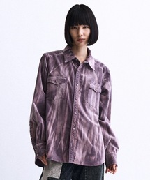 PHILTHEORY（フィルセオリー）の「Faded velour Shirt / フェイデットベロアシャツ（シャツ/ブラウス）」