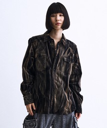 PHILTHEORY（フィルセオリー）の「Faded velour Shirt / フェイデットベロアシャツ（シャツ/ブラウス）」