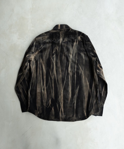 PHILTHEORY(フィルセオリー)の「Faded velour Shirt / フェイデットベロアシャツ(シャツ/ブラウス・メンズ・パープル/ブラック・2/1/3)」の18枚目の写真
