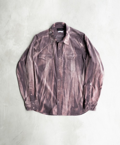 PHILTHEORY(フィルセオリー)の「Faded velour Shirt / フェイデットベロアシャツ(シャツ/ブラウス・メンズ・パープル/ブラック・2/1/3)」の19枚目の写真