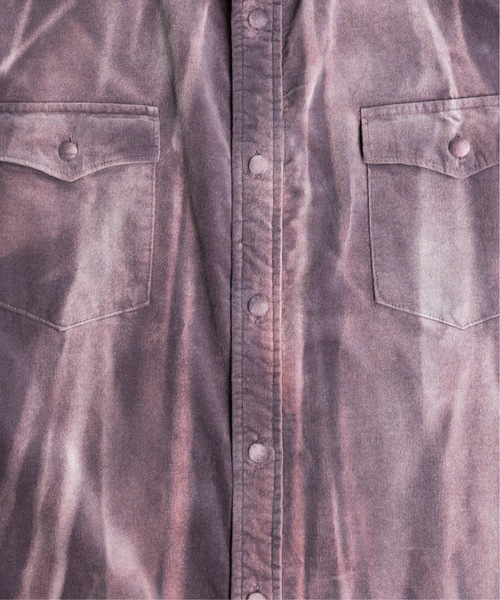PHILTHEORY(フィルセオリー)の「Faded velour Shirt / フェイデットベロアシャツ(シャツ/ブラウス・メンズ・パープル/ブラック・2/1/3)」の20枚目の写真