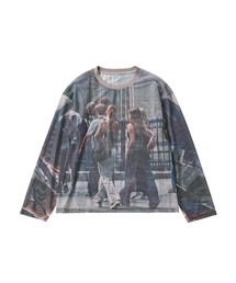 Knuth Marf / クヌースマーフ school sheer long-sleeve tee