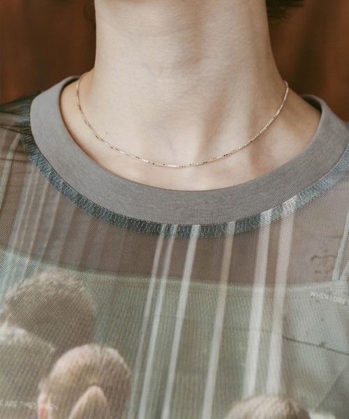 Knuth Marf(クヌースマーフ)の「Knuth Marf / クヌースマーフ school sheer long-sleeve tee(Tシャツ/カットソー・レディース・グレー・FREE)」の10枚目の写真