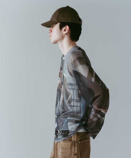 Knuth Marf(クヌースマーフ)の「Knuth Marf / クヌースマーフ school sheer long-sleeve tee(Tシャツ/カットソー・レディース・グレー・FREE)」の13枚目の写真