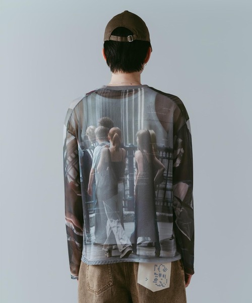 Knuth Marf(クヌースマーフ)の「Knuth Marf / クヌースマーフ school sheer long-sleeve tee(Tシャツ/カットソー・レディース・グレー・FREE)」の14枚目の写真