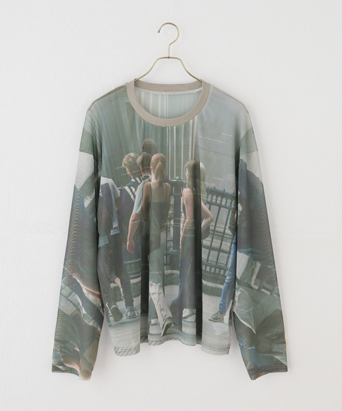 Knuth Marf(クヌースマーフ)の「Knuth Marf / クヌースマーフ school sheer long-sleeve tee(Tシャツ/カットソー・レディース・グレー・FREE)」の16枚目の写真