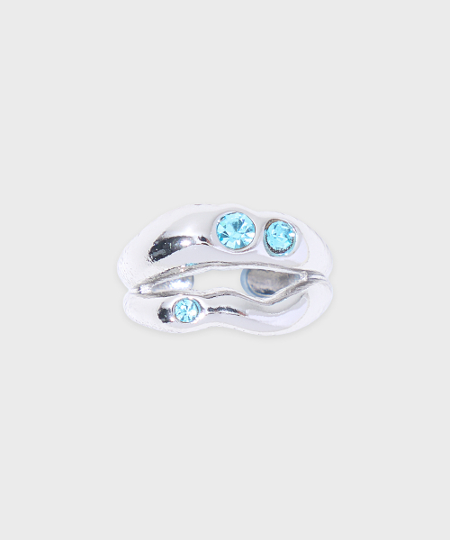 SINOON（シヌーン）の「Cubic Toe Ring (Blue)（リング・レディース・その他・FREE）」の2枚目の写真