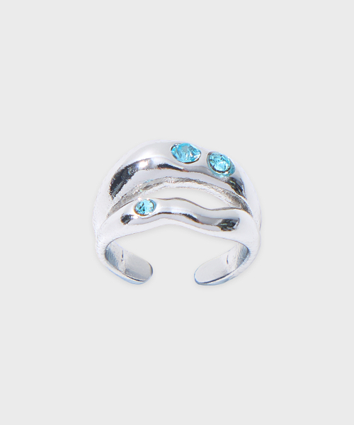 SINOON（シヌーン）の「Cubic Toe Ring (Blue)（リング・レディース・その他・FREE）」の3枚目の写真