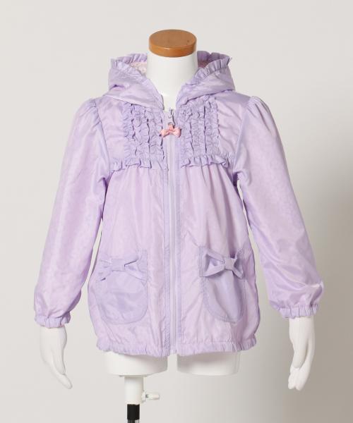 ANY（エニィ）の「【KIDS】リバーシブル　ポリエステルタフタ×レース　ブルゾン（その他アウター・キッズ・ピンク系/サックスブルー系/ふじ色系/アイボリー系・100/110/130/120/90）」の17枚目の写真
