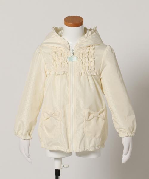 ANY（エニィ）の「【KIDS】リバーシブル　ポリエステルタフタ×レース　ブルゾン（その他アウター・キッズ・ピンク系/サックスブルー系/ふじ色系/アイボリー系・100/110/130/120/90）」の15枚目の写真