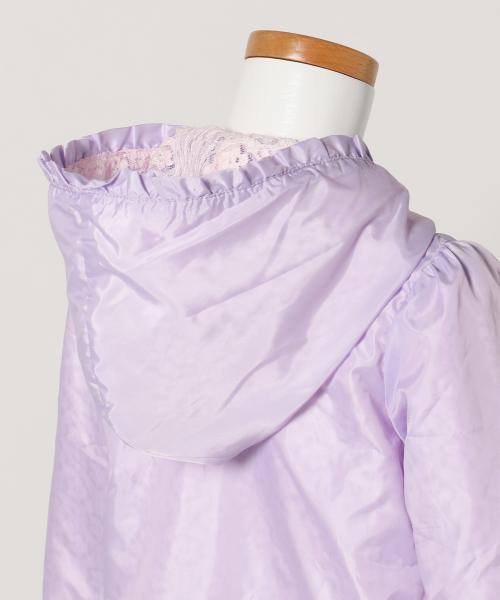 ANY（エニィ）の「【KIDS】リバーシブル　ポリエステルタフタ×レース　ブルゾン（その他アウター・キッズ・ピンク系/サックスブルー系/ふじ色系/アイボリー系・100/110/130/120/90）」の12枚目の写真