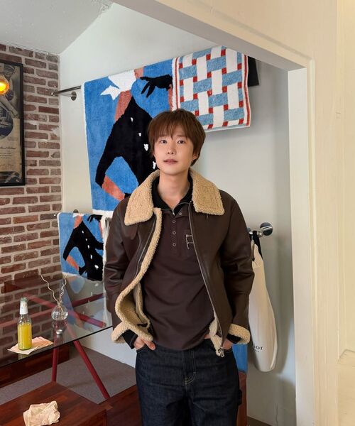 LEFTSEOUL（レフトソウル）の「エビエイター B-3 ムートンジャケット [ブラウン]（ムートンコート・レディース・その他・X-SMALL/MEDIUM/SMALL/X-LARGE/LARGE）」の9枚目の写真