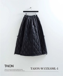 TAION（タイオン）の「【TAION(タイオン)】〈ウィメンズ〉ミリタリー ダウンギャザースカート（スカート）」