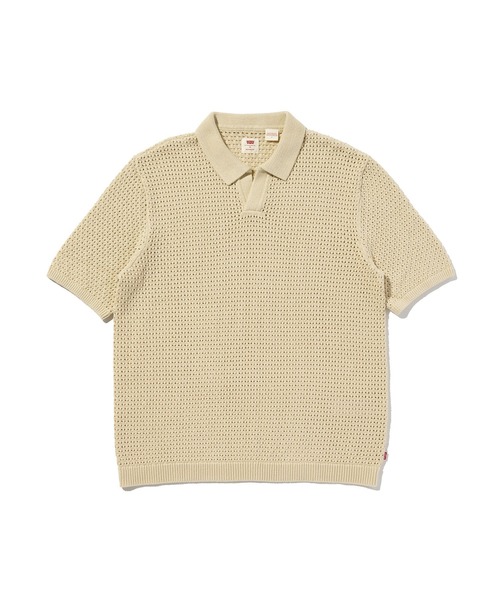 Levi's(リーバイス)の「Levi's/リーバイス ディロン オープンカラーポロシャツ(ポロシャツ・メンズ・ホワイト・S/M/L/XL)」の4枚目の写真