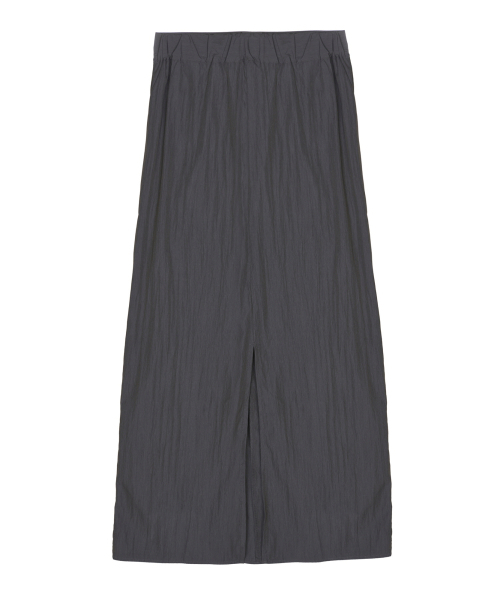 NICK&NICOLE（ニックアンドニコール）の「SHIRRING PANEL LONG SKIRT_CHARCOAL（スカート・レディース・その他・FREE）」の5枚目の写真
