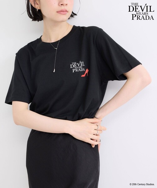 GOOD ROCK SPEED(グッドロックスピード)の「【GOOD ROCK SPEED/グッドロックスピード】プラダを着た悪魔 / THE DEVIL WEARS PRADATシャツ(Tシャツ/カットソー・レディース・ブラック/ホワイト・L/M)」の20枚目の写真