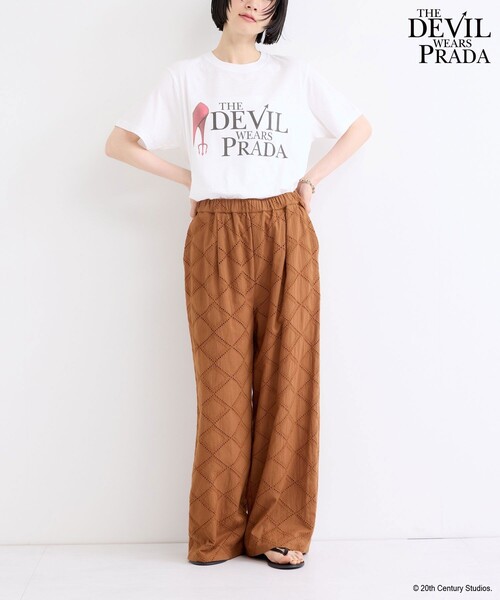GOOD ROCK SPEED(グッドロックスピード)の「【GOOD ROCK SPEED/グッドロックスピード】プラダを着た悪魔 / THE DEVIL WEARS PRADATシャツ(Tシャツ/カットソー・レディース・ブラック/ホワイト・L/M)」の15枚目の写真