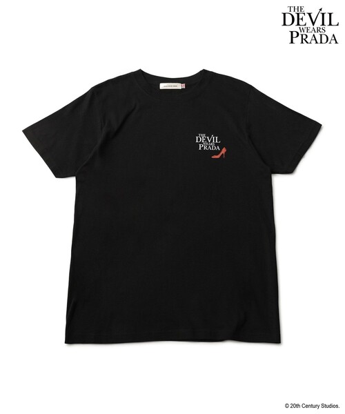 GOOD ROCK SPEED(グッドロックスピード)の「【GOOD ROCK SPEED/グッドロックスピード】プラダを着た悪魔 / THE DEVIL WEARS PRADATシャツ(Tシャツ/カットソー・レディース・ブラック/ホワイト・L/M)」の16枚目の写真