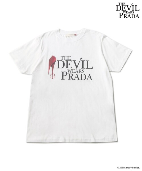 GOOD ROCK SPEED(グッドロックスピード)の「【GOOD ROCK SPEED/グッドロックスピード】プラダを着た悪魔 / THE DEVIL WEARS PRADATシャツ(Tシャツ/カットソー・レディース・ブラック/ホワイト・L/M)」の17枚目の写真