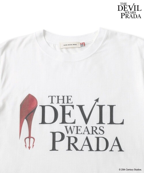 GOOD ROCK SPEED(グッドロックスピード)の「【GOOD ROCK SPEED/グッドロックスピード】プラダを着た悪魔 / THE DEVIL WEARS PRADATシャツ(Tシャツ/カットソー・レディース・ブラック/ホワイト・L/M)」の19枚目の写真