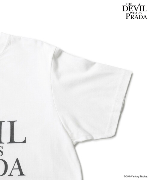 GOOD ROCK SPEED(グッドロックスピード)の「【GOOD ROCK SPEED/グッドロックスピード】プラダを着た悪魔 / THE DEVIL WEARS PRADATシャツ(Tシャツ/カットソー・レディース・ブラック/ホワイト・L/M)」の9枚目の写真