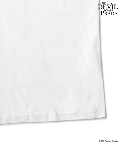 GOOD ROCK SPEED(グッドロックスピード)の「【GOOD ROCK SPEED/グッドロックスピード】プラダを着た悪魔 / THE DEVIL WEARS PRADATシャツ(Tシャツ/カットソー・レディース・ブラック/ホワイト・L/M)」の10枚目の写真