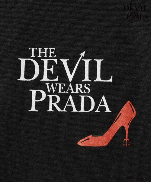 GOOD ROCK SPEED(グッドロックスピード)の「【GOOD ROCK SPEED/グッドロックスピード】プラダを着た悪魔 / THE DEVIL WEARS PRADATシャツ(Tシャツ/カットソー・レディース・ブラック/ホワイト・L/M)」の6枚目の写真