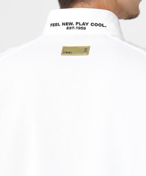 PING(ピン)の「【PING APPAREL】オクタピンメッシュ半袖ハーフジップハイネックシャツ <GOLD> (MENS)(シャツ/ブラウス・メンズ・ホワイト/ベージュ/ネイビー・L/LL1/S/M/LL)」の9枚目の写真